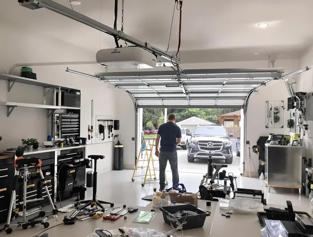 Garage door opener installation by Valley Falls Garage Door Repair in Valley Falls