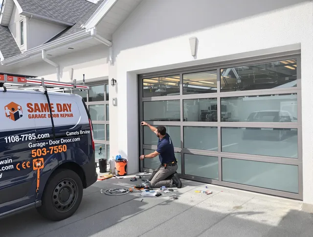 Same-day garage door repair service by Valley Falls Garage Door Repair in Valley Falls
