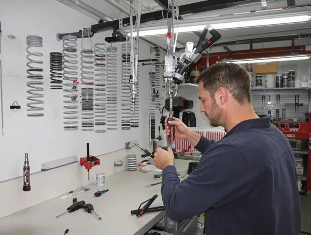 Valley Falls Garage Door Repair safety certified technician performing precision spring replacement in Valley Falls